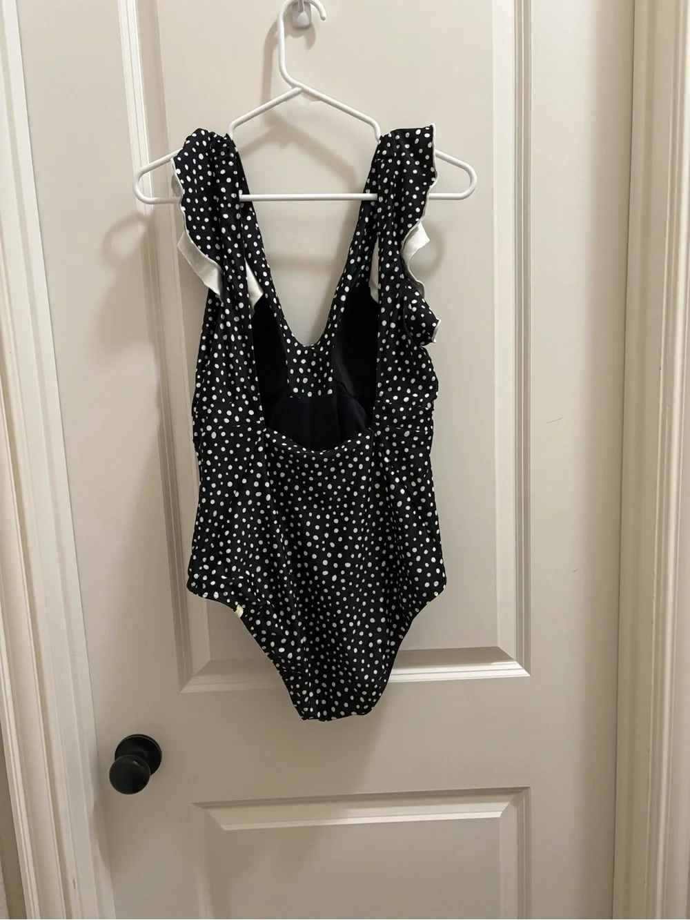 Summersalt Womens The Ruffle Backflip One-Piece Swimsuit On The Dot US Sz 12 - Picture 3 of 5